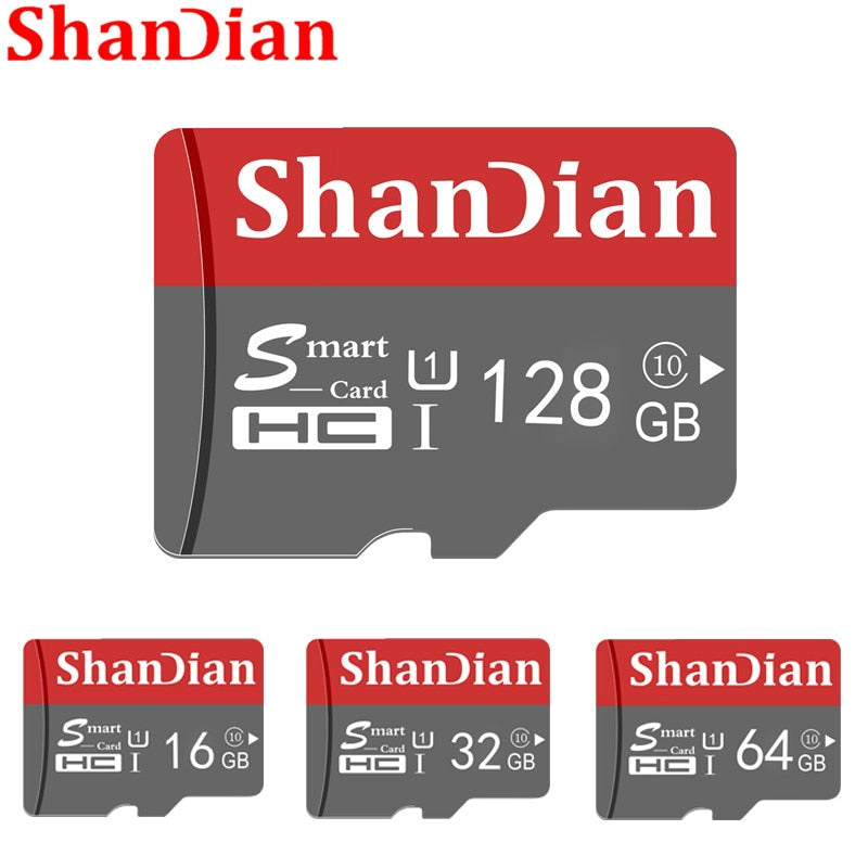 shandian smart sd card 32gb high speed class 10 16gb/64gb