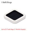 refill rings for smart kitchen trash can durable garbage bags 1 refill rings