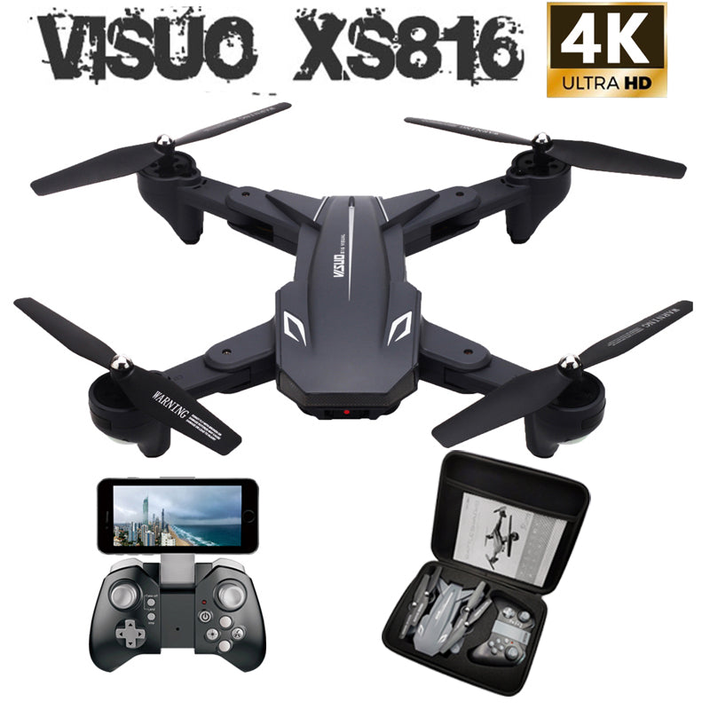cuaderno visual xs816 wifi fpv drone rc drone 4 k cámara de flujo