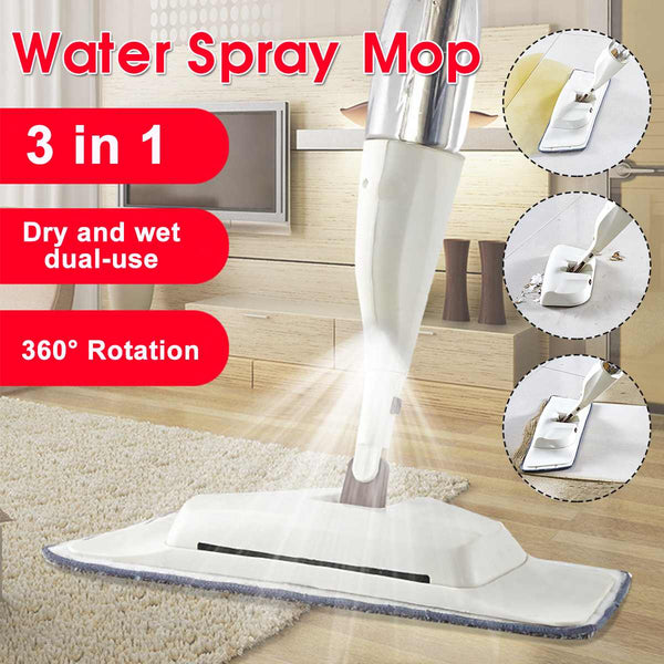 spray mop wood floor cleaner long handle window cleaning brush