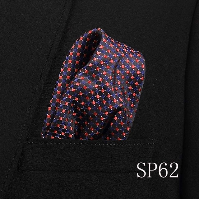 men's pocket square handkerchiefs striped 22*22 cm sp62
