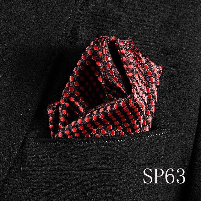 men's pocket square handkerchiefs striped 22*22 cm sp63