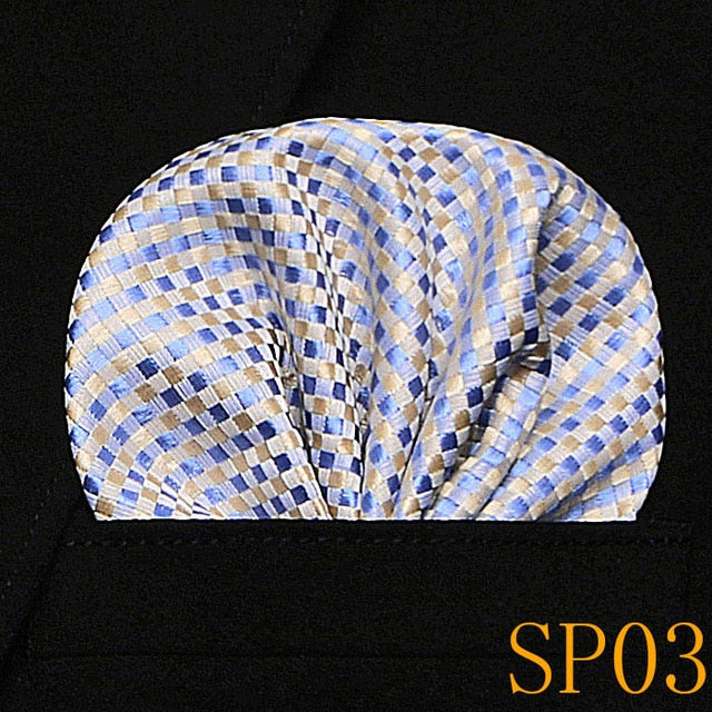 men's pocket square handkerchiefs striped 22*22 cm sp3