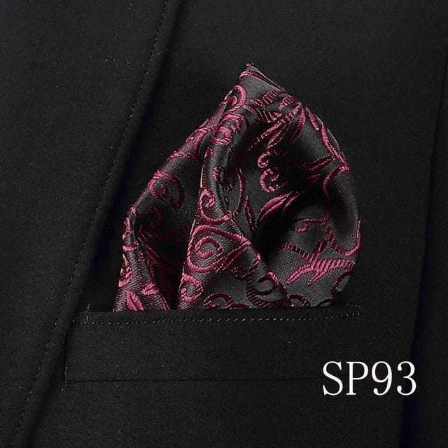 men's pocket square handkerchiefs striped 22*22 cm sp93