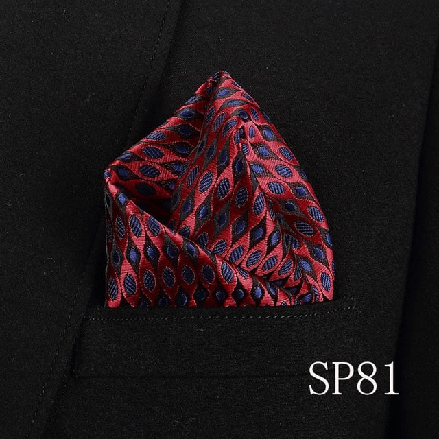 men's pocket square handkerchiefs striped 22*22 cm sp81