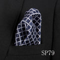 men's pocket square handkerchiefs striped 22*22 cm sp79