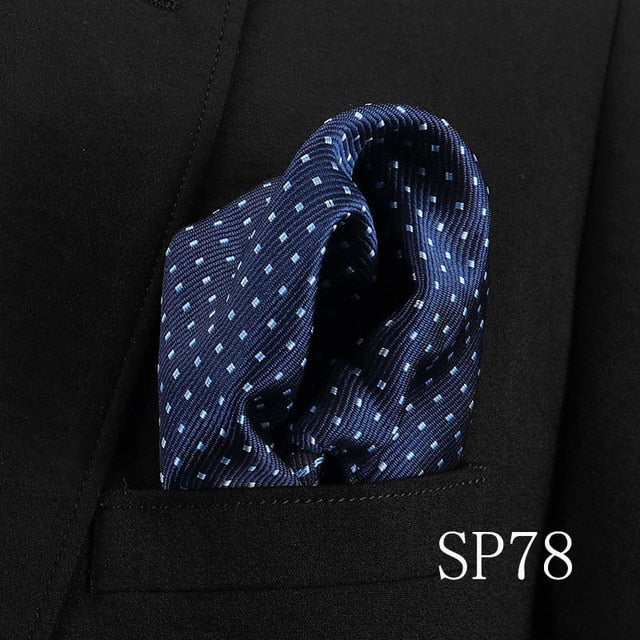 men's pocket square handkerchiefs striped 22*22 cm sp78