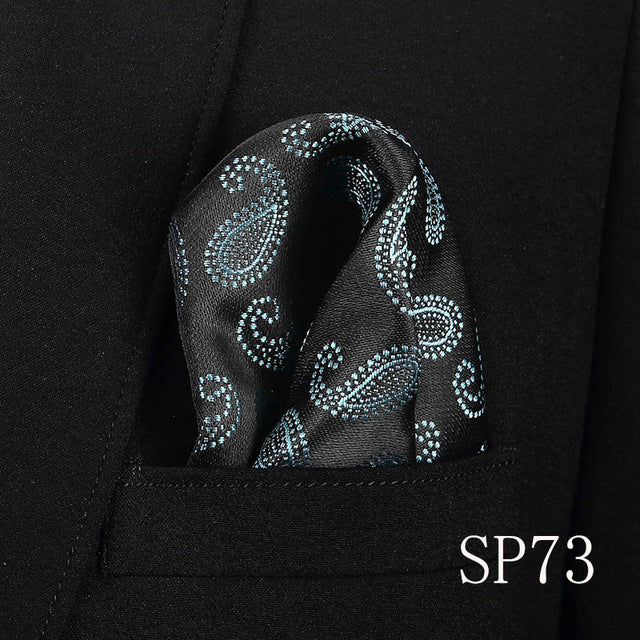 men's pocket square handkerchiefs striped 22*22 cm sp73
