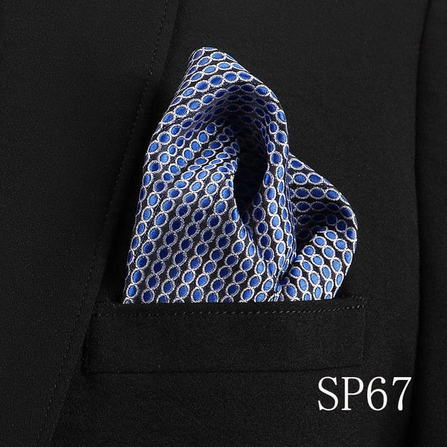 men's pocket square handkerchiefs striped 22*22 cm sp67