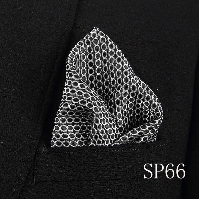 men's pocket square handkerchiefs striped 22*22 cm sp66