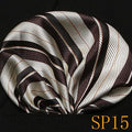 men's pocket square handkerchiefs striped 22*22 cm sp15