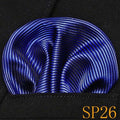 men's pocket square handkerchiefs striped 22*22 cm sp26