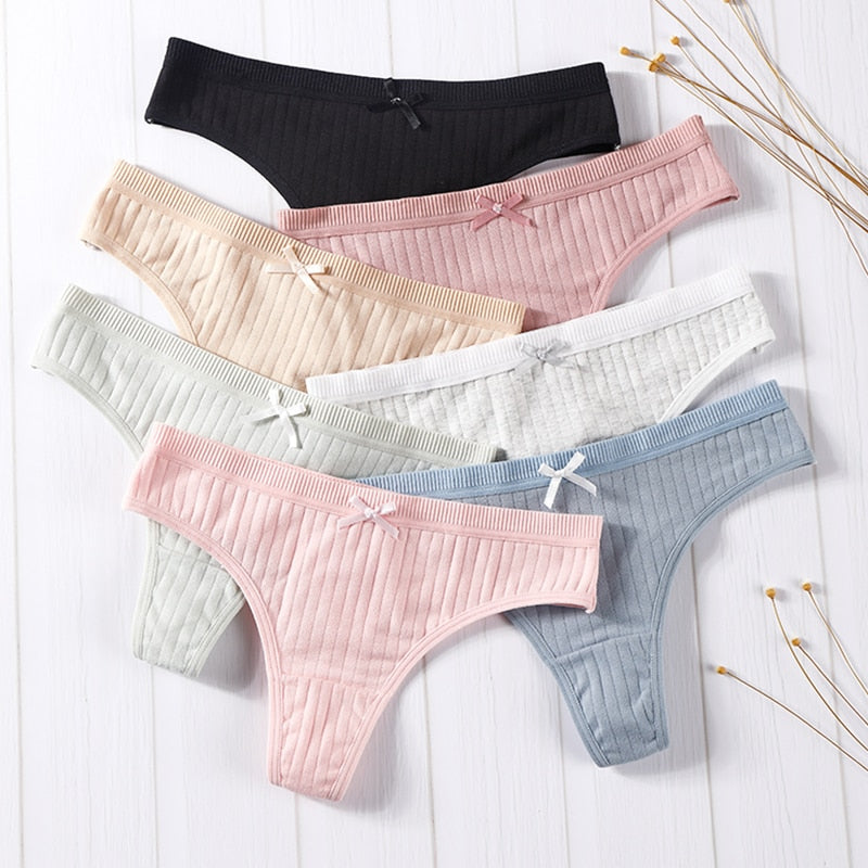 sexy lingerie women's cotton g-string thong panties string underwear