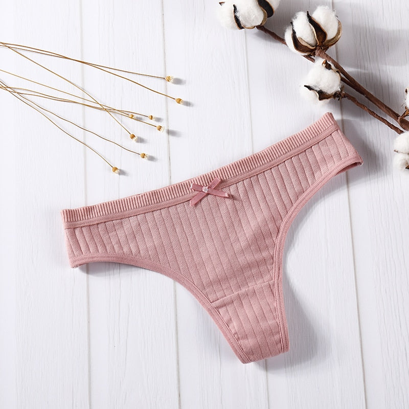 sexy lingerie women's cotton g-string thong panties string underwear