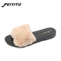 women fluffy rihanna slides fenty shoe