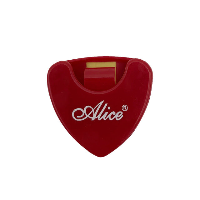 1 piece alice guitar pick holder; 7 options for color red