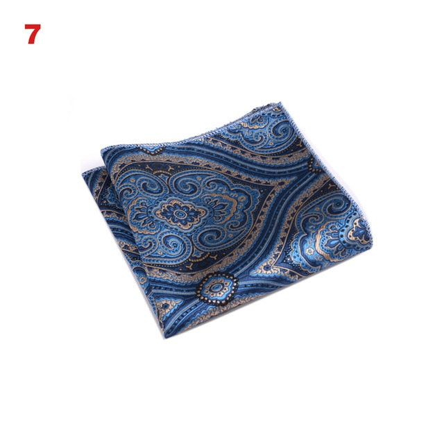 vintage men british design floral print pocket square handkerchief chest towel suit accessories nyz shop 7