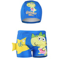 boy swimwear ages 1 to 10 cartoon diansours summer swimming trunk