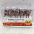 rose gold sliver red happy birthday letter cake birthday party festival supplies happy-rose-gold