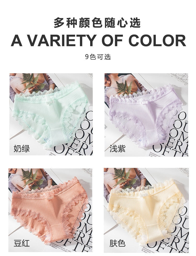 explosions new thread cotton japanese bow women's underwear