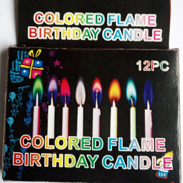 birthday party supplies  12pcs/pack wedding cake candles default title