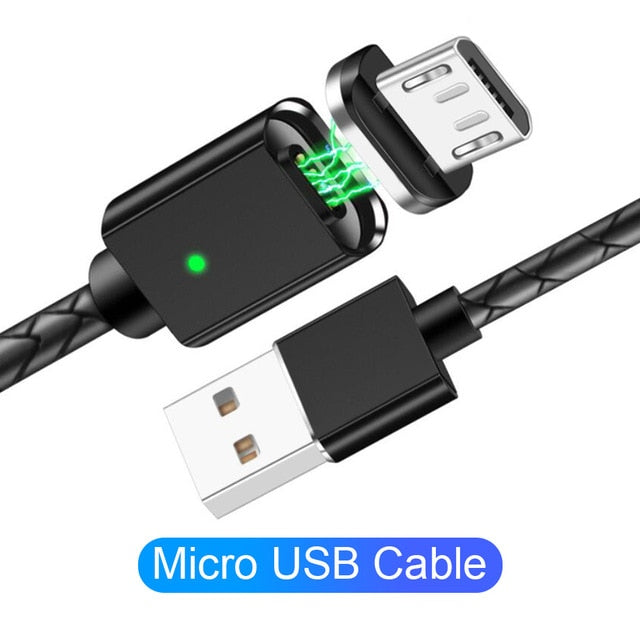 magnetic cable for iphone 6 7 xs micro usb black for micro