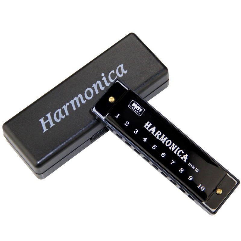 harmonica key of c 10 hole  diatonic harmonica c with case for beginner