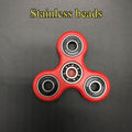 ceramics bearing tri-spinner abs edc hand spinners red steel