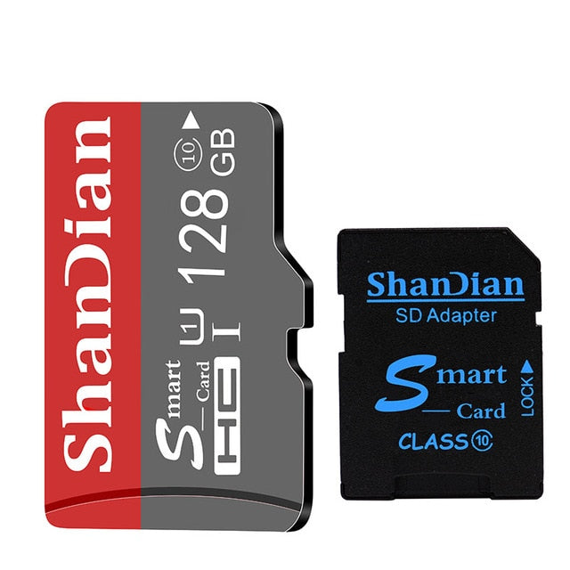 shandian smart sd card 32gb high speed class 10 16gb/64gb 128gb