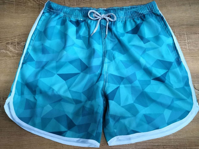 new men beach board shorts quick-drying men swimming trunks