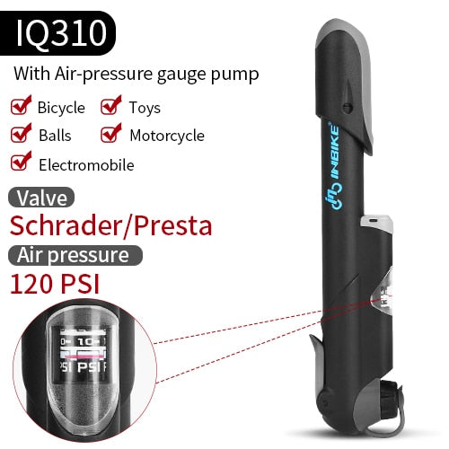 portable bicycle pump mini hand air pump iq310