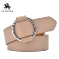 women belt genuine leather new punk style fashion ykwq khaki / 105cm