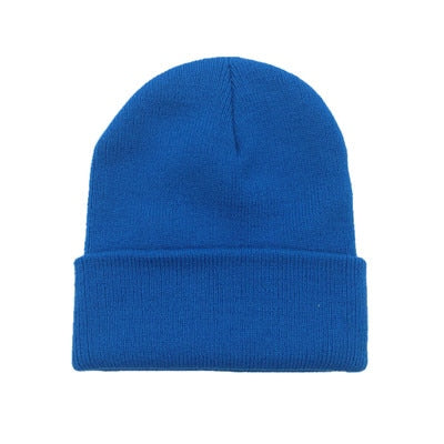 new unisex beanies casual cap blue