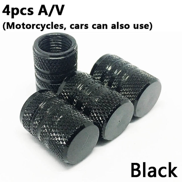 4pcs bike wheel tire covered car motorcycle truck universal tube american 4pcs black