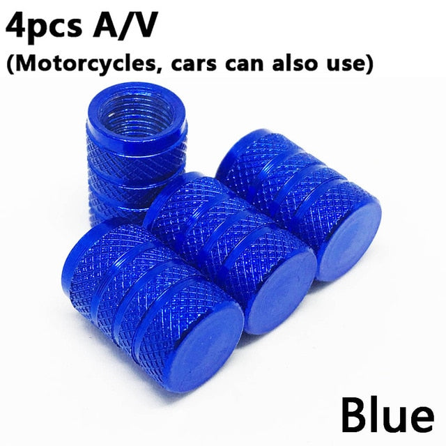4pcs bike wheel tire covered car motorcycle truck universal tube american 4pcs blue