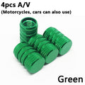 4pcs bike wheel tire covered car motorcycle truck universal tube american 4pcs green
