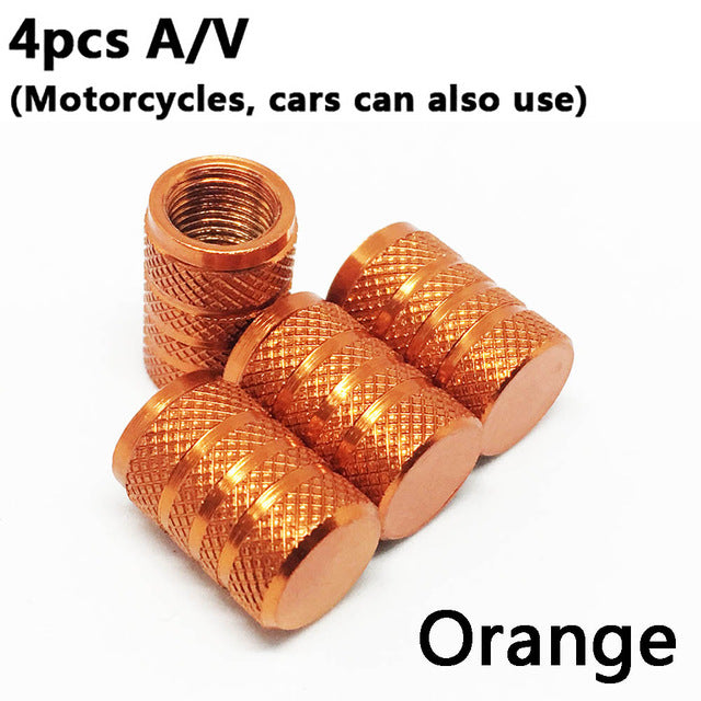 4pcs bike wheel tire covered car motorcycle truck universal tube american 4pcs orange