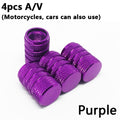 4pcs bike wheel tire covered car motorcycle truck universal tube american 4pcs purple