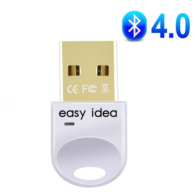 wireless usb bluetooth adapter 5.0 for computer bluetooth dongle usb bluetooth 4.0 white