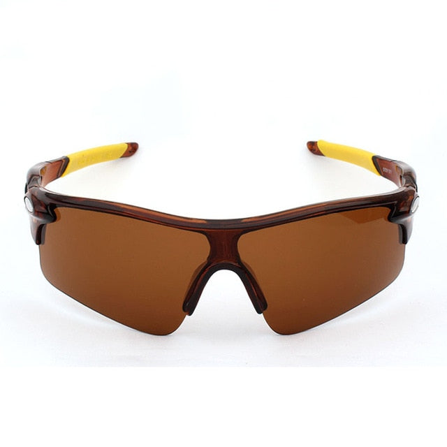 cycling glasses uv400 unisex windproof goggles bicycle/motorcycle 1 yellow coffee