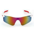 cycling glasses uv400 unisex windproof goggles bicycle/motorcycle 2 red white red