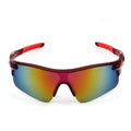 cycling glasses uv400 unisex windproof goggles bicycle/motorcycle 7 red