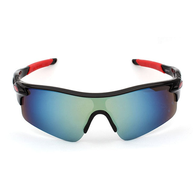cycling glasses uv400 unisex windproof goggles bicycle/motorcycle 8 red black gold