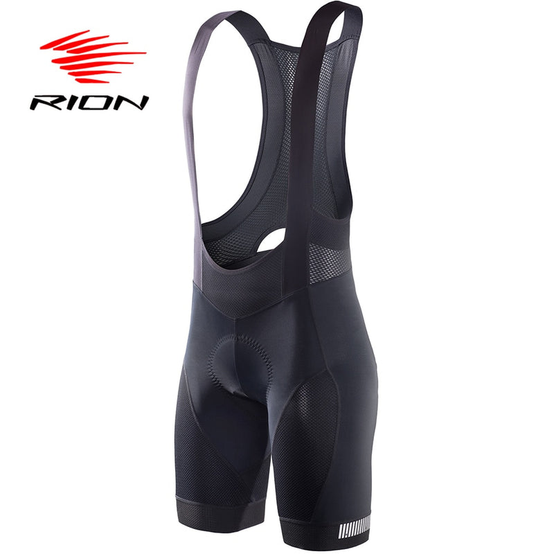 rion cycling bibs shorts mountain bike breathable men's gel padded bike tights