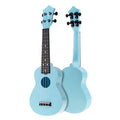 21 inch colorful acoustic ukulele uke guitar 4 strings blue / 21 inches
