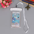 summer luminous waterproof pouch swimming gadget beach dry bag white color
