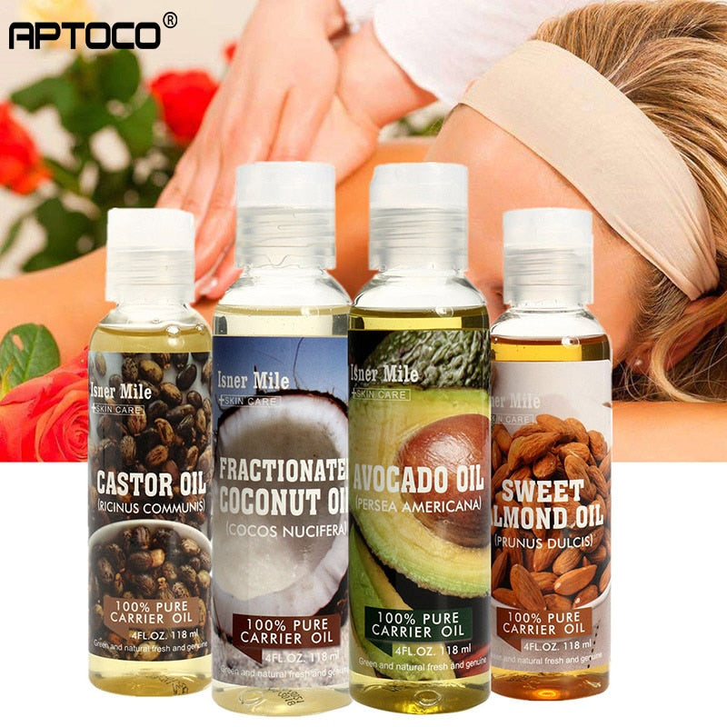 massage spa almond avocado coconut essential oil hair care