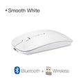 wireless mouse computer bluetooth mouse silent pc mause rechargeable bluetooth 4.0 white
