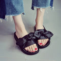 women slippers rihanna silk bow slides summer beach shoes