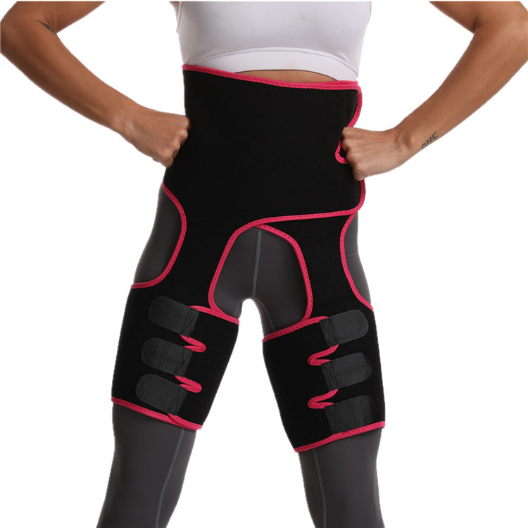 women sweat thigh trimmer high waist shaping thigh shaper